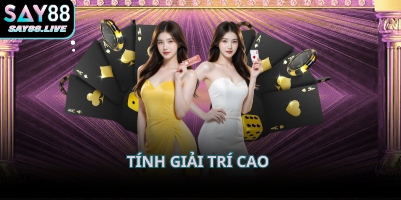 Game bài Say88 có không gian giải trí phù hợp với nhiều nhu cầu khác nhau