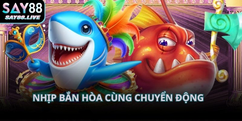 Nhịp bắn hòa cùng chuyển động giúp trải nghiệm bớt áp lực