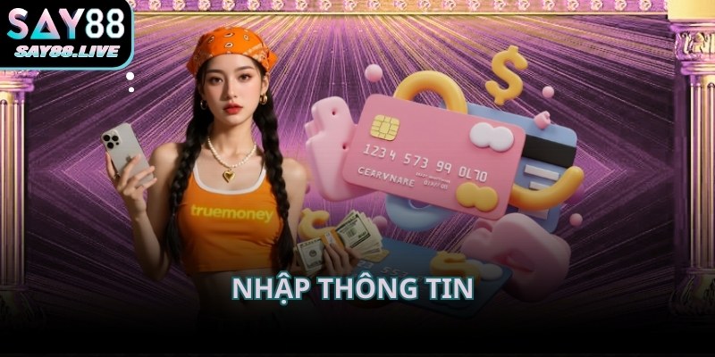 Thông tin cần được nhập chính xác nhằm tránh sai sót trong quá trình xử lý