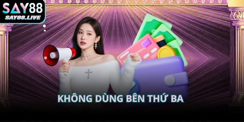 Nguồn thanh toán cần trùng khớp với thông tin tài khoản đã đăng ký